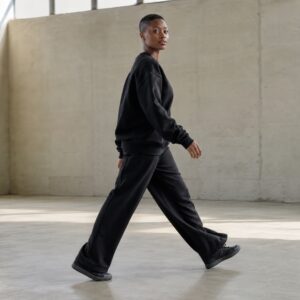 Chartridge relaxed crew sweatshirt — Sweatshirts by WFXC. worn by a model.