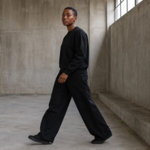 Hyde Heath relaxed crew sweatshirt — Sweatshirts by WFXC. worn by a model.