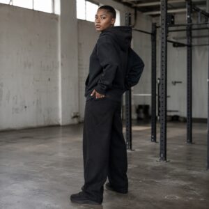 Chalkdell hooded sweatshirt — Sweatshirts by WFXC. worn by a model.