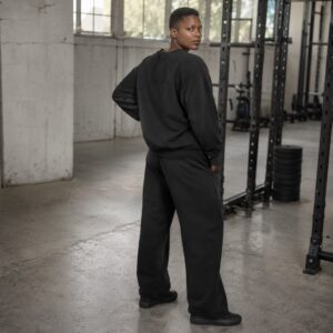 Waterside oversized crew sweatshirt — Sweatshirts by WFXC. worn by a model.