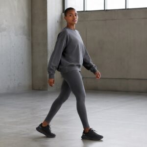 Latimer relaxed crew sweatshirt — Sweatshirts by WFXC. worn by a model.