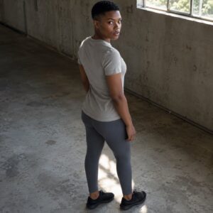 Millbrook crew neck tee — Jersey Tees by WFXC. worn by a model.