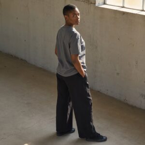 Hyde Heath crew neck tee — Jersey Tees by WFXC. worn by a model.