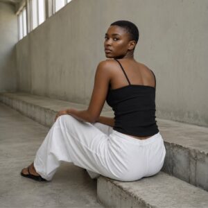 Waterside strappy cami vest — Vests & Tanks by WFXC. worn by a model.