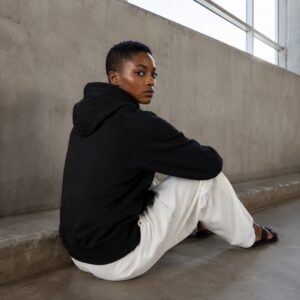 Greyfield full zip hoodie — Zip Tops by WFXC. worn by a model.