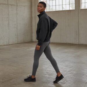 Chalkdell half zip sweatshirt — Zip Tops by WFXC. worn by a model.