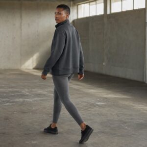 Waterside zip through track top — Zip Tops by WFXC. worn by a model.